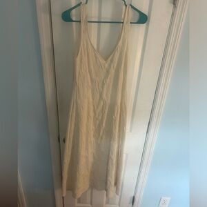Zara Midi Off White Dress
